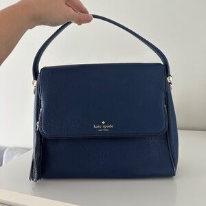 Kate Spade Midnight Blue Top Handle/ Crossbody Bag